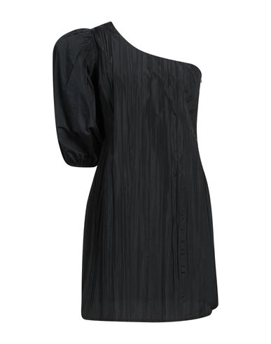 Siste's Woman Mini Dress Black Size L Polyester