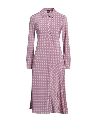 Shop Aspesi Woman Midi Dress Light Purple Size 4 Silk