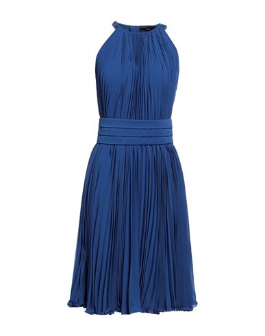 Max Mara Woman Midi Dress Blue Size 10 Polyester