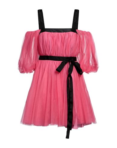 Pinko Woman Mini Dress Fuchsia Size 6 Polyamide, Polyester, Viscose