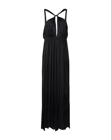 Pinko Woman Maxi Dress Black Size 6 Viscose, Polyester