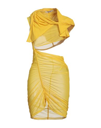 Shop Supriya Lele Woman Mini Dress Yellow Size M Polyester