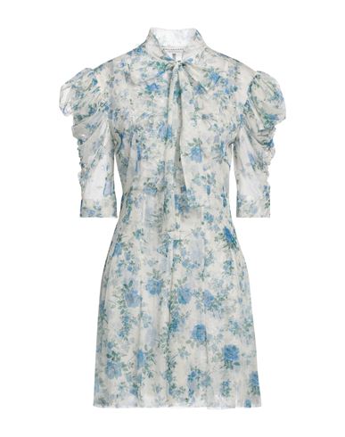 Philosophy Di Lorenzo Serafini Woman Mini Dress Blue Size 10 Polyester, Silk