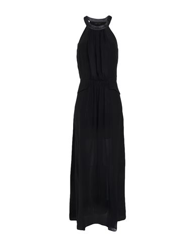 Pinko Woman Maxi Dress Black Size 8 Silk, Polyester