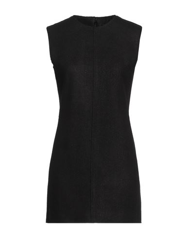 Shop Bcbgmaxazria Woman Mini Dress Black Size 6 Virgin Wool, Polyamide