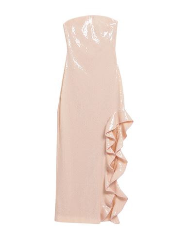 David Koma Woman Midi Dress Blush Size 8 Polyester, Acetate, Lyocell In Pink