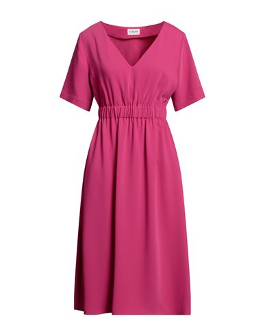 P.a.r.o.s.h P. A.r. O.s. H. Woman Midi Dress Fuchsia Size M Polyester In Pink
