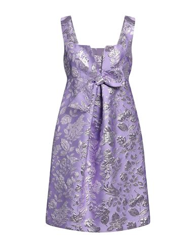 P.a.r.o.s.h P. A.r. O.s. H. Woman Mini Dress Light Purple Size M Polyester, Polyamide, Metallic Fiber