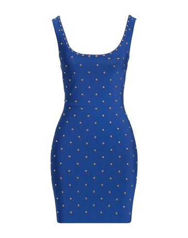 Marciano Woman Mini Dress Blue Size S Viscose, Polyamide, Elastane