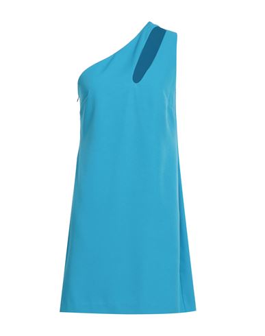 P.a.r.o.s.h P. A.r. O.s. H. Woman Mini Dress Azure Size L Polyester, Elastane In Blue