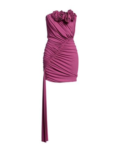 Magda Butrym Woman Mini Dress Mauve Size 6 Viscose, Elastane In Purple
