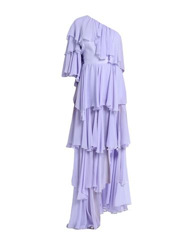 Matilde Couture Woman Maxi Dress Lilac Size 10 Polyester In Purple