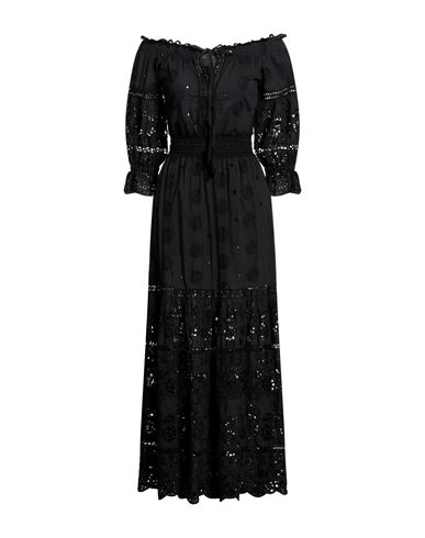 Temptation Positano Woman Maxi Dress Black Size Xs Cotton