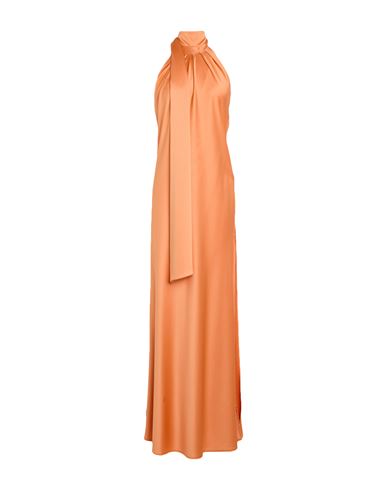Actualee Woman Maxi Dress Orange Size 8 Polyester In Orange