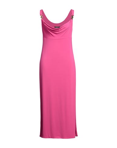Versace Woman Midi Dress Fuchsia Size 6 Viscose, Elastane In Pink
