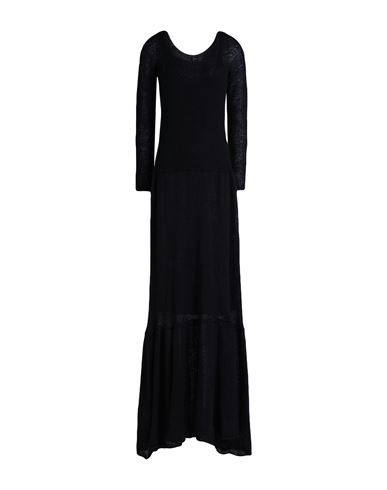 Pinko Woman Maxi Dress Black Size S Polyamide, Acrylic, Alpaca Wool, Polyester