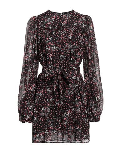 Shop Amen Woman Mini Dress Black Size 8 Silk
