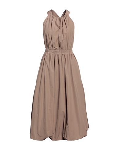 Ulla Johnson Woman Maxi Dress Light Brown Size 4 Polyester, Cotton