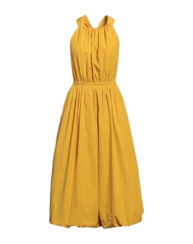 Ulla Johnson Woman Maxi Dress Ocher Size 0 Polyester, Cotton In Yellow