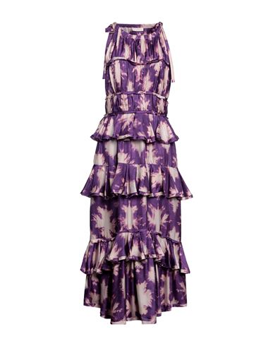 Ulla Johnson Woman Maxi Dress Purple Size 8 Silk