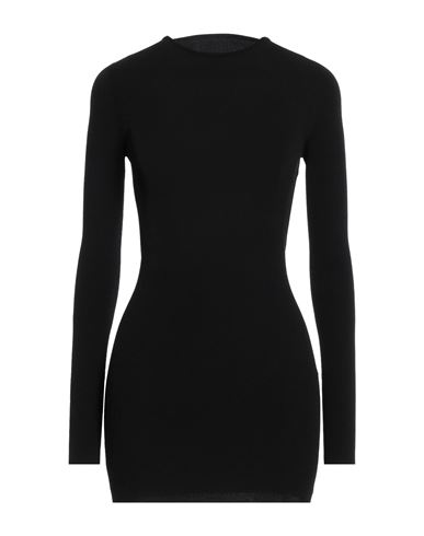 Laneus Woman Mini Dress Black Size 6 Viscose, Polyester