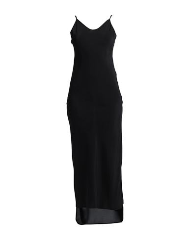 Shop Andrea Ya' Aqov Woman Maxi Dress Black Size S Viscose