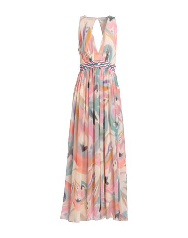 Shop Etro Woman Maxi Dress Blush Size 8 Polyester, Viscose In Pink