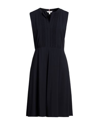 Tommy Hilfiger Woman Midi Dress Midnight Blue Size 8 Viscose