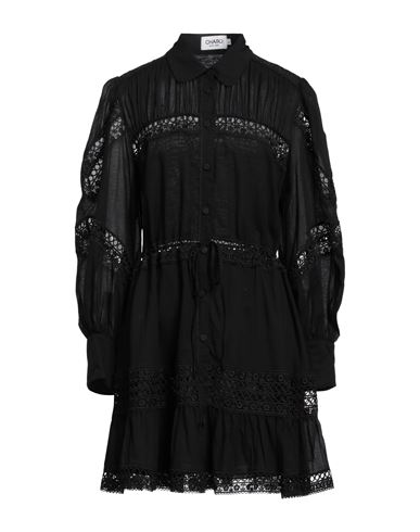 Charo Ruiz Ibiza Woman Mini Dress Black Size L Cotton, Polyester