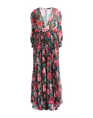 Shop Alberto Audenino Woman Maxi Dress Khaki Size M Polyacrylic In Beige