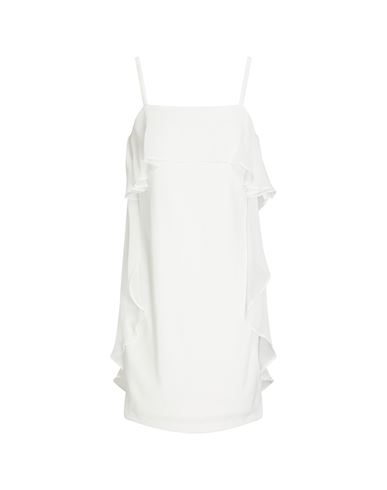 Dkny Woman Mini Dress White Size 6 Polyester, Elastane