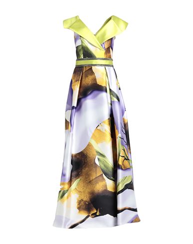 Shop Mischalis Atelier Woman Maxi Dress Acid Green Size 8 Polyester
