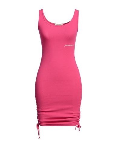 Hinnominate Woman Mini Dress Fuchsia Size M Cotton, Elastane In Pink