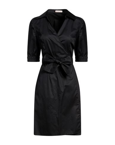 Camicettasnob Woman Mini Dress Black Size 12 Cotton