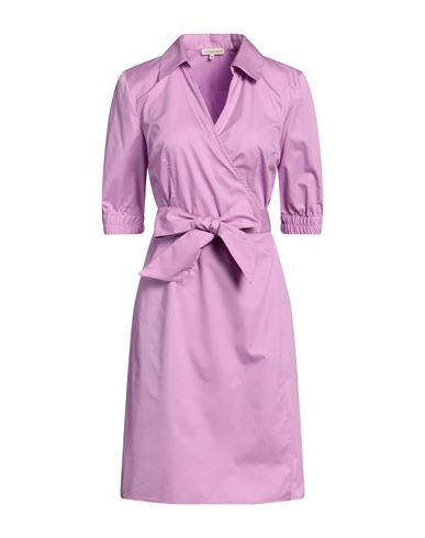 Camicettasnob Woman Mini Dress Light Purple Size 10 Cotton