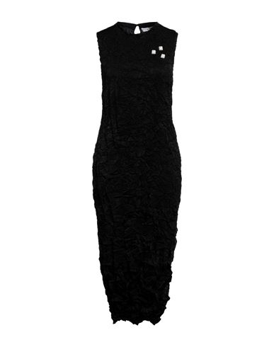 Jw Anderson Woman Midi Dress Black Size 4 Polyester
