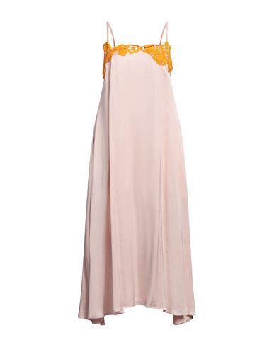 Isabelle Blanche Paris Woman Maxi Dress Light Pink Size S Viscose, Cotton