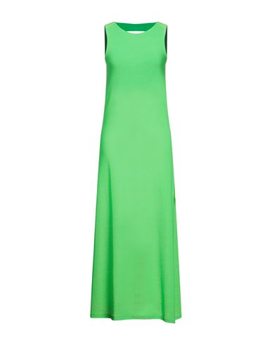 Changit Woman Maxi Dress Acid Green Size 10 Polyester, Polyamide, Elastane