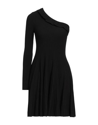 Max Mara Woman Mini Dress Black Size M Viscose, Polyester