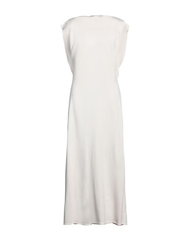 Sa Su Phi Woman Maxi Dress Ivory Size 6 Silk In White