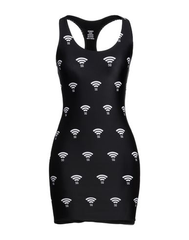 Vetements Woman Mini Dress Black Size M Polyamide, Elastane