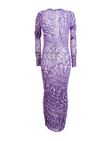 Mugler Woman Midi Dress Pink Size 10 Polyamide, Elastane