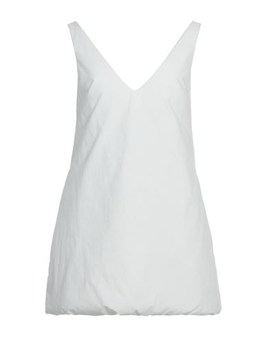 Khaite Woman Mini Dress White Size 8 Cotton
