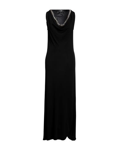 Clips Woman Maxi Dress Black Size M Viscose, Polyester