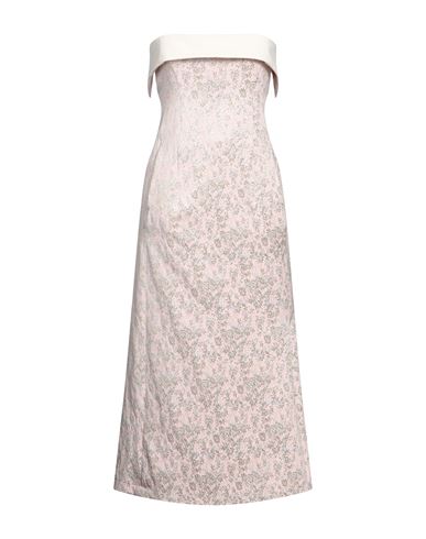 Philosophy Di Lorenzo Serafini Woman Midi Dress Light Pink Size 8 Polyester, Polyamide