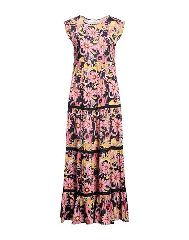 Shop Verdissima Woman Maxi Dress Pink Size Xl Viscose