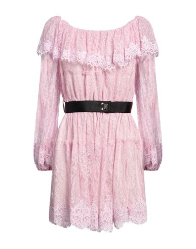Anna Molinari Woman Mini Dress Pink Size 8 Viscose, Polyamide, Polyester, Cotton In Neutral