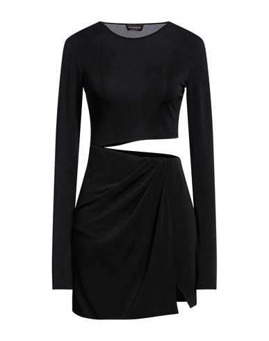 The Andamane Woman Mini Dress Black Size 6 Polyester, Elastane
