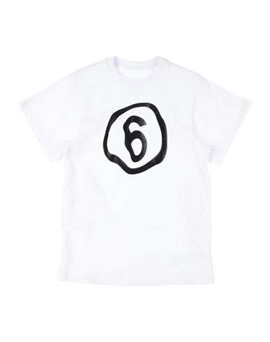 Mm6 Maison Margiela Babies'  Toddler Girl Sweatshirt White Size 6 Cotton, Elastane