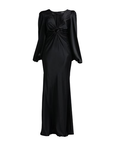 Shop Actualee Woman Maxi Dress Black Size 8 Polyester